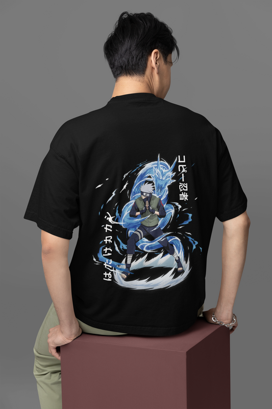 Kaka Sensai - Naruto Unisex Oversized Printed T-shirt
