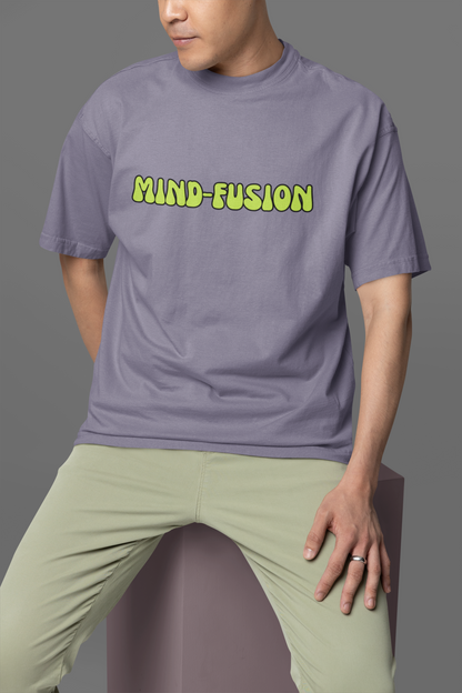 Mind Fusion Unisex Oversized Printed T-shirt